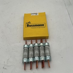 Lot of 5 Bussman NON-100 One Time Buss Fuses Class H 100A 250V