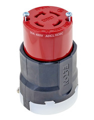 Eaton AHCL1630C Industrial Locking L16-30R 30A 480V Ultra Grip 3-Pole 4-Wire