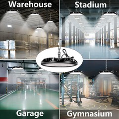 20Pack 200W Led UFO High Bay Light Industrial Commercial Factory Warehouse Light