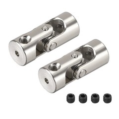 2 X 2 to 4mm Rotatable Universal Coupler Motor Connector Joint Coupling L23XD9