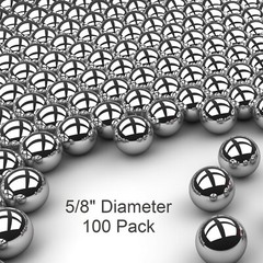 100 5/8″ Inch G500 Utility Grade Carbon Steel Bearing Balls