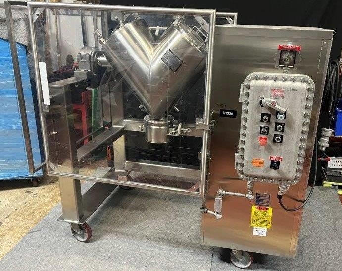 GEMCO 2 CU FT V-Shape Vacuum Dryer Blender XP