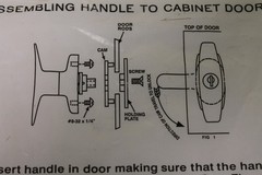 Concave T-Handle Latch Key Cam Lock for Locker / Cabinet Heavy Duty Security