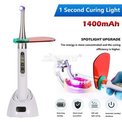 LED Dental Curing Light Lamp 1 Sec Resin Cure 2500mw/c㎡