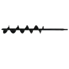 3 In x 24 In Auger Drill Bit Fit For Garden Plant Flower Rapid Planter Black New