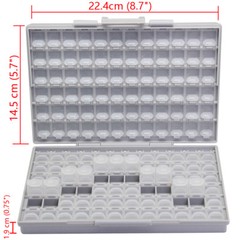 AideTek Box-all Enclosure SMD tiny parts Surface Mount Organizer storage Labels