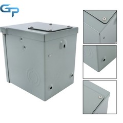 Outdoor Electrical Outlet Box Dual 20Amp GFCI Receptacle Weatherproof 3R Cover