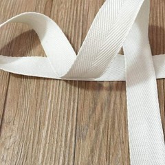 Natural Cotton Twill Tape 50 Yards 3/4 Inch Bunting Bias Tape Herringbone Web…