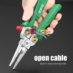 8 in 1 Wire Stripper with Voltage Tester,Wire Strippers Electricity Measurement