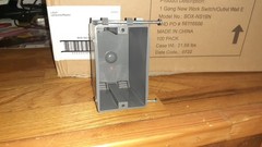 Gardner Bender Switch Outlet Box, New Work, 18 cu. in. 1-Gang NS18N 100 CASE