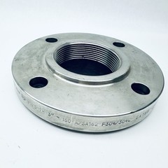 Threaded Flange B16.5 150 3″ A/SA182 F304/304L EA159, 4 Hole Connection