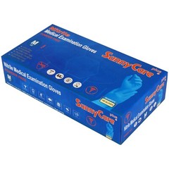1000 SunnyCare #8202 Nitrile Exam Gloves Chemo-Rated (Powder Free Vinyl Latex) M