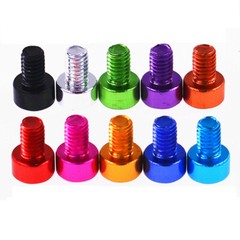 M6 Aluminum Alloy Allen Hex Socket Cap Head Screws Bolts Thread Length 8mm- 40mm