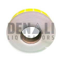 1.5×1 Direct Thermal Labels Yellow 10 Rolls 51000 Bulk Zebra Eltron Compatible