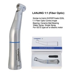 Dental LED 1:1 1:5 Contra Angle Straight Electric Handpiece 45° Surgical NSK Ti