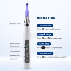 Dental Cordless Electric Hygiene Prophy Handpiece /Contra Angle /Air Motor 4/2H