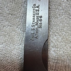 STARRETT No. 66 Tempered Steel Thickness Gage with Tapered Leaves