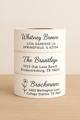 Custom Address Labels on Roll Wedding Invitation Return Address Stickers