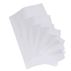 White Double-Sided Light-Proof Heat-Sealable Open-Top Storage Bags Size Option