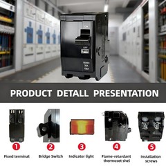 High Compatibility 2-Pole 30 Amp Circuit Breaker: Secure Your Electrical Systems