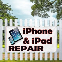 Vinyl Banner Multiple Sizes Iphone and Ipad Repair Retail Cell Phones Outdoor