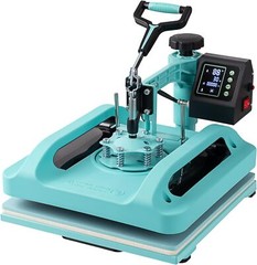 Combo 8 IN 1 T-Shirt Heat Press Transfer Machine 15″x15″ Sublimation Swing Away