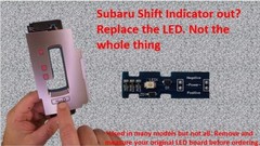 2015-up Subaru Outback/Legacy Shift Indicator upgrade LED boards. May fit others