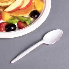 Karat PP Plastic Medium Weight Tea Spoons – White – 1,000 ct, U2008W