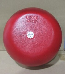 G.E.T. Enterprises BRD15 Bugambilia Classic Textured Finish Fire Red Round Bowl