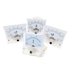 DC 1-30A 1-500mA 50-500uA 5-300V Ammeter Voltmeter Analog Panel Meter 65mmx56mm