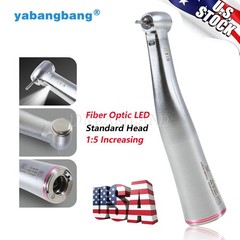 Dental 1:5 LED Slow Speed Handpiece Fiber Optic Increase Internal 4 Spray E-Type