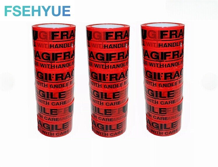 12 Rolls 2″x110 Yards Fragile Handle with Care Packing Shipping Box Sealing Tape
