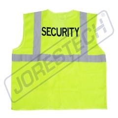 Safety Vest Security Printed Pockets Class 2 Reflective High Vis JORESTECH