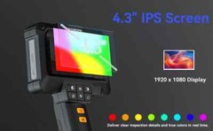 4.3″ IPS 1080P HD Screen Handheld Industrial 5m Endoscope Camera Pipe Waterproof