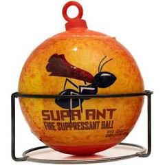 Supa Ant Automatic Fire Suppressant Ball Extinguisher w/ Stand/Mounting Bracket