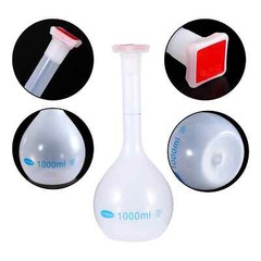 New 25/50/100/250/500/1000ml Volumetric Measuring Flask With Stopper Long Neck