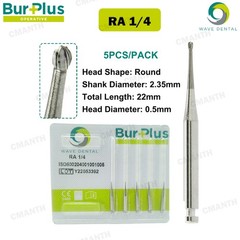 WAVE Dental Tungsten Carbide Burs RA Series Fit Low Speed Contra Angle Handpiece