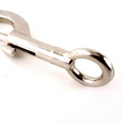 Ten Piece Pack 125 Bolt Snap Rigid Round Eye 1/2in Light Duty Nickel Plated KOCH