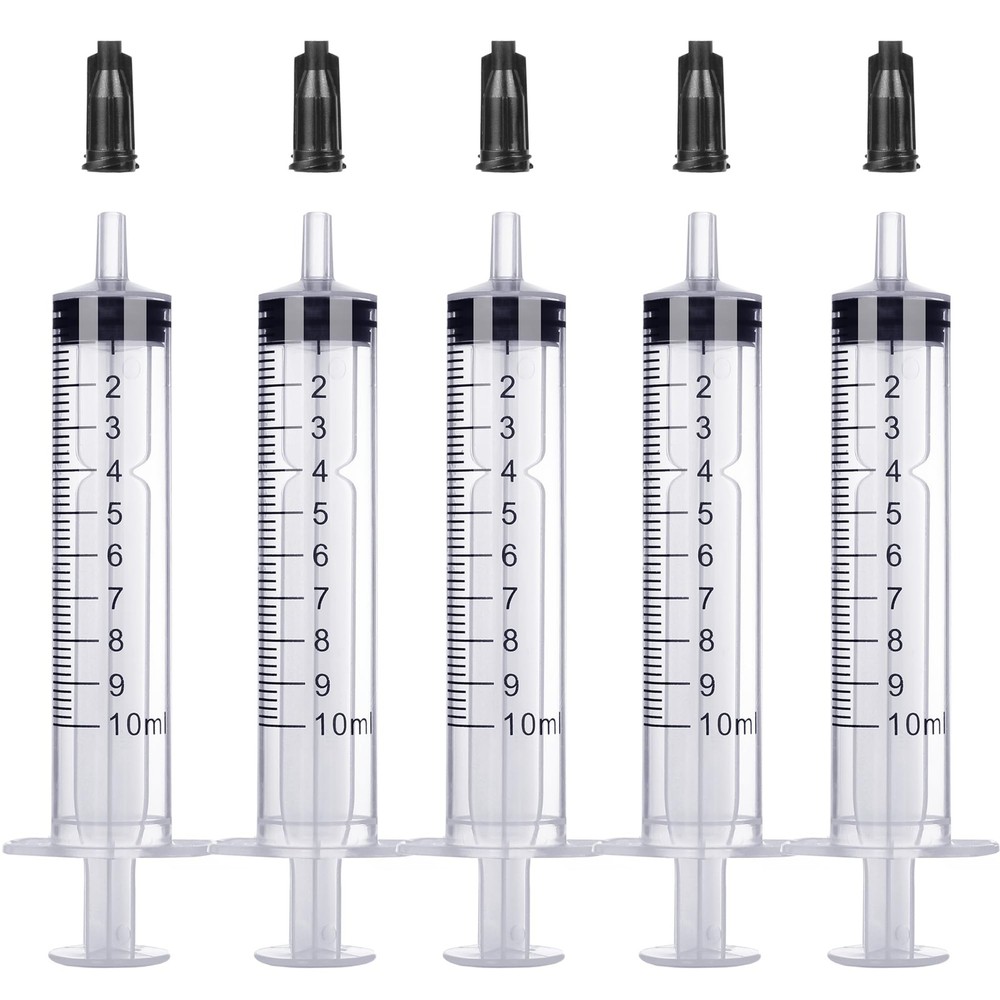 10ml Plastic Syringe Without Needle for Liquid – Measuring 10ml, transparent