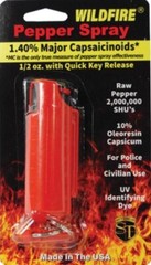 Police KEYCHAIN Pepper Spray Wildfire 1. 4 1/2 oz Women Personal Self Defense