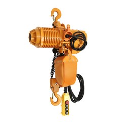 110V 1.6KW 2204LBS 1Ton Electric Chain Hoist Single Phase Hoist Crane 10FT Chain