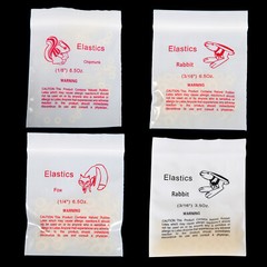 Dental Orthodontic Zoo Pack Elastics Bands 3.5OZ 6.5OZ 5000Pcs/Pack Multi-sizes