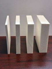 White MARINE BOARD 3/8″ X 5.88″ X 12″ POLYMER HDPE SEA PLASTIC SHEET ^