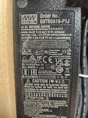 MeanWell GST60A18-P1J AC/DC High Reliability Industrial Switching Adaptor – NEW