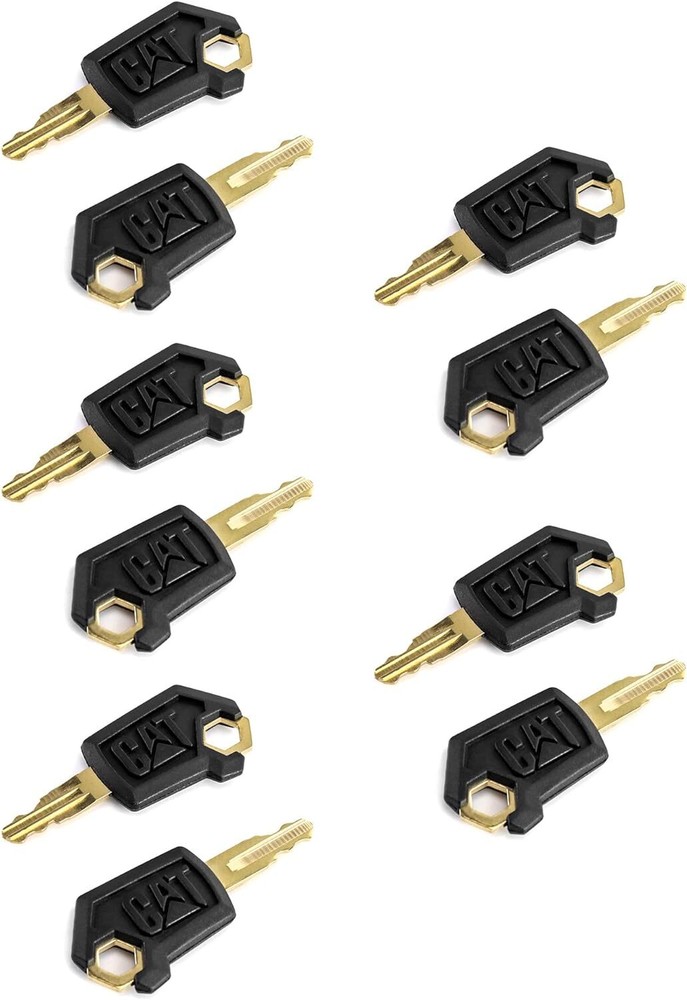 10PCS 5P8500 CAT Caterpillar 5P-8500 Excavator Key Heavy Equipment Ignition Keys