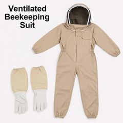 Bee Suit Men Women XL Beekeeping Protective With Glove Veil Hood For BeeKeeper