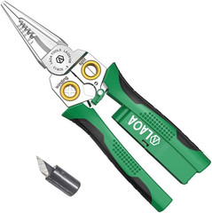 8 in 1 Wire Stripper with Voltage Tester,Wire Strippers Electricity Measurement