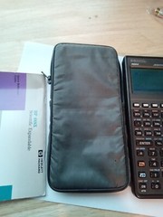 Hewlett Packard HP 48SX Graphing Calculator With Case Tested W Guide