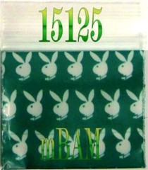100 BUNNY & HEAVY D LOT APPLE MINI ZIP BAGGIES GREEN PURPLE MIX 2.5 MIL