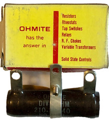 Ohmite Clarostat Wirewound Resistors Lot 25 Adjustable Fixed Vitreous NOS USA